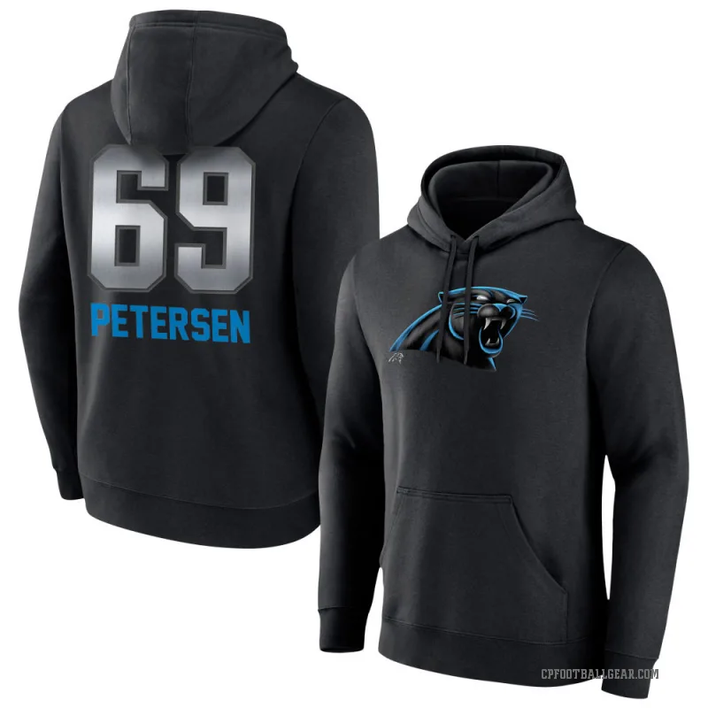 Parker Petersen Youth Black Carolina Panthers Midnight Mascot Pullover Hoodie