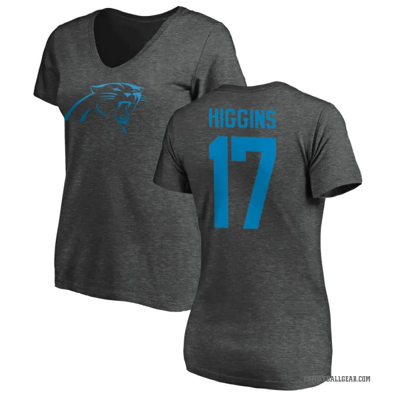 Rashard Higgins Women's Ash Carolina Panthers One Color T-Shirt -