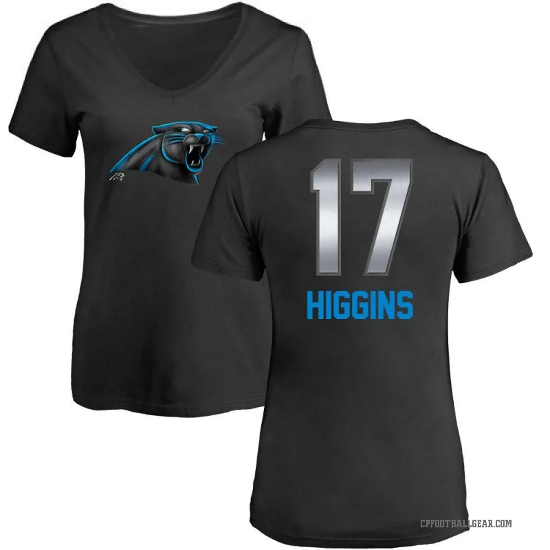 Rashard Higgins Women's Black Carolina Panthers Midnight Mascot T-Shirt -
