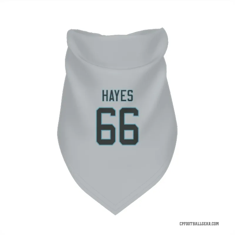 Ryan Hayes  Carolina Panthers   Silver Cat & Dog Pet Bandana