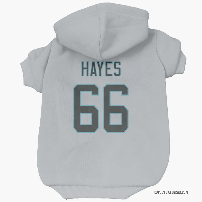 Ryan Hayes  Carolina Panthers   Silver Cat & Dog Pet Hoodie