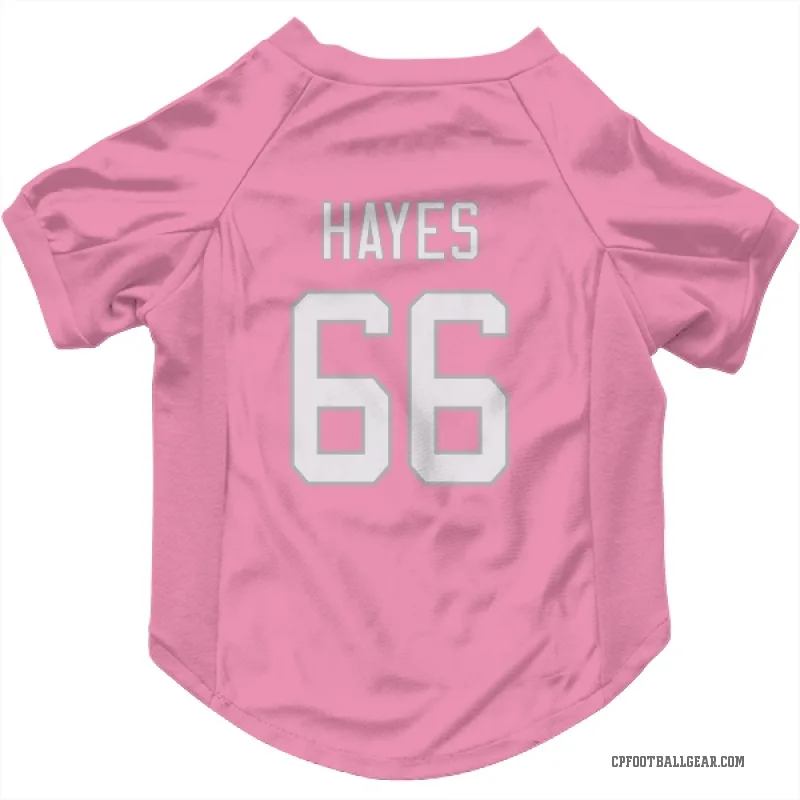 Ryan Hayes  Pink Carolina Panthers  Cat & Dog Pet Jersey