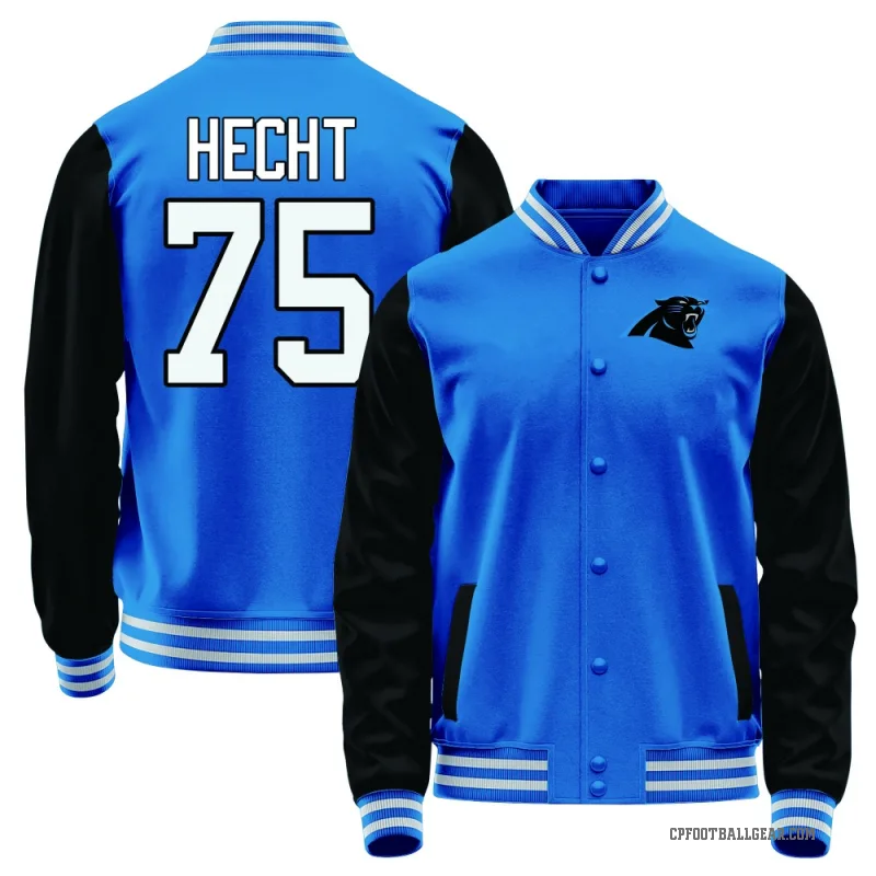 Sam Hecht Men's Blue Carolina Panthers /Black Full-Snap Jacket
