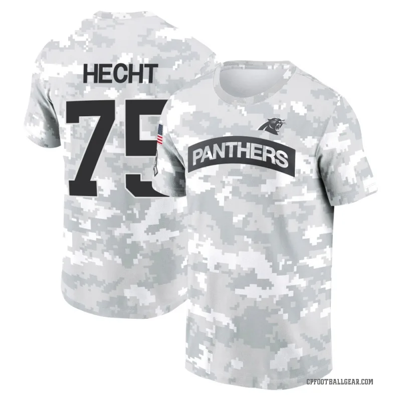 Sam Hecht Men's Camo Carolina Panthers Arctic 2024 Salute to Service Performance T-Shirt