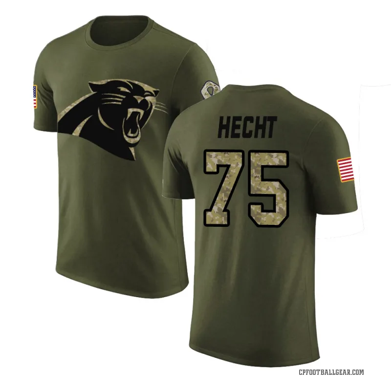 Sam Hecht Men's Olive Carolina Panthers Salute to Service T-Shirt