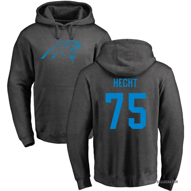 Sam Hecht Youth Carolina Panthers Pro Line by Branded Ash One Color Pullover Hoodie