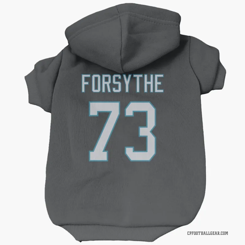 Stone Forsythe  Black Carolina Panthers  Cat & Dog Pet Hoodie