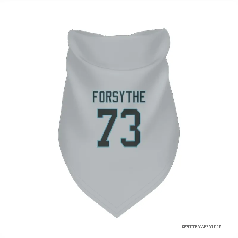 Stone Forsythe  Carolina Panthers   Silver Cat & Dog Pet Bandana