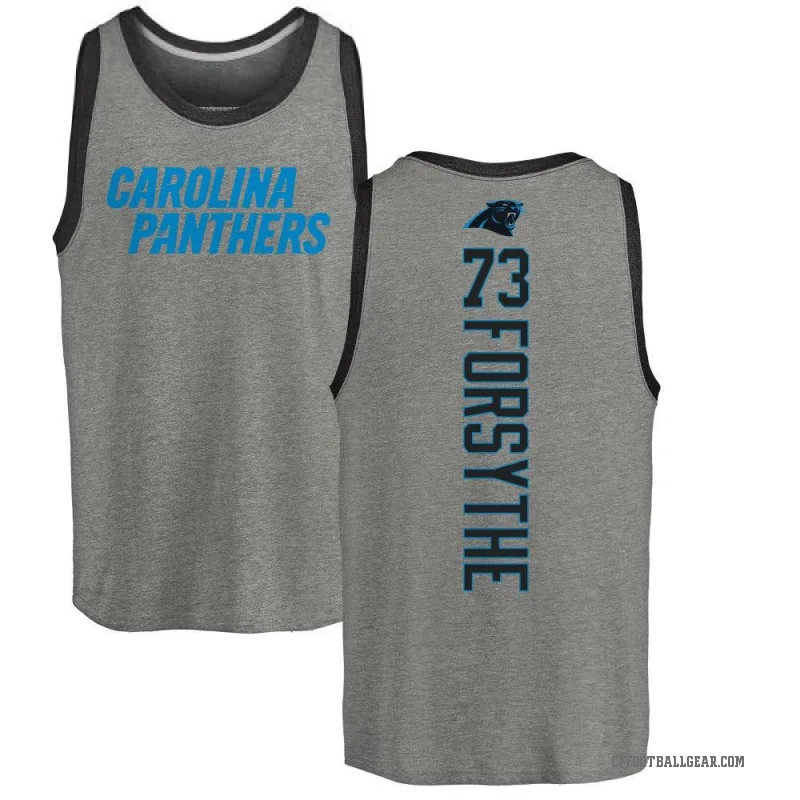 Stone Forsythe Youth Ash Carolina Panthers Backer Tank Top -