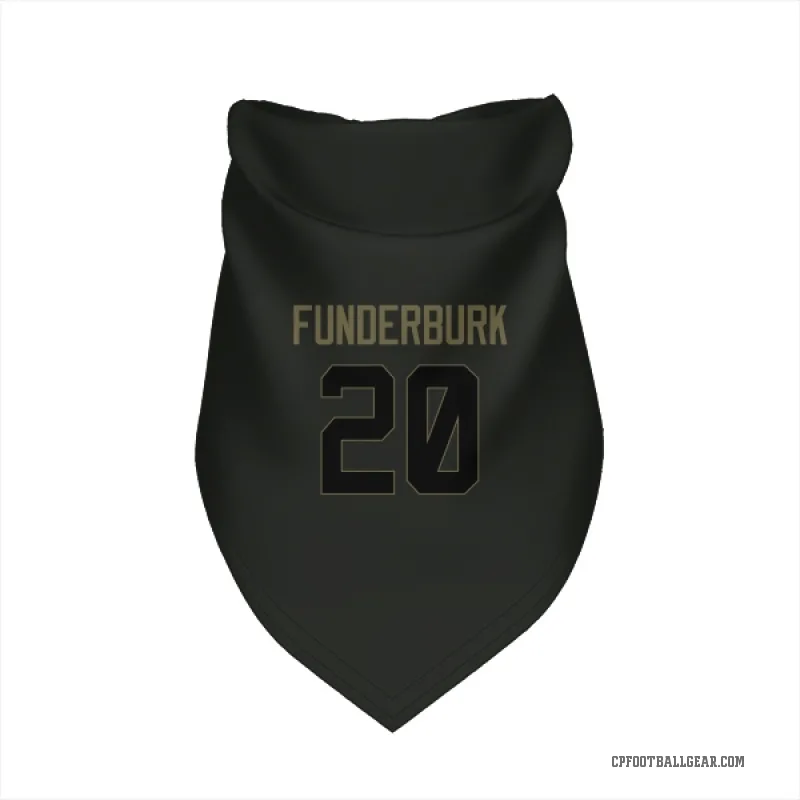 Tyrek Funderburk  Black Carolina Panthers  Service Cat & Dog Pet Bandana
