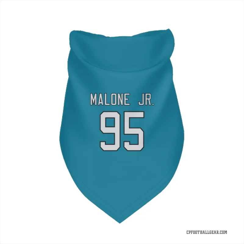 Tywone Malone Jr.  Blue Carolina Panthers  Cat & Dog Pet Bandana