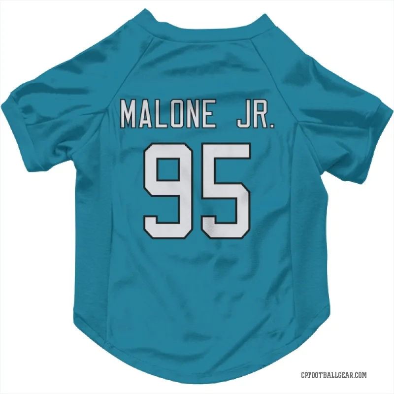 Tywone Malone Jr.  Blue Carolina Panthers  Cat & Dog Pet Jersey
