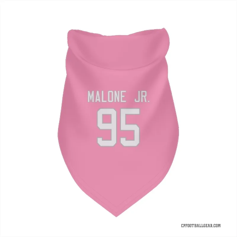 Tywone Malone Jr.  Pink Carolina Panthers  Cat & Dog Pet Bandana