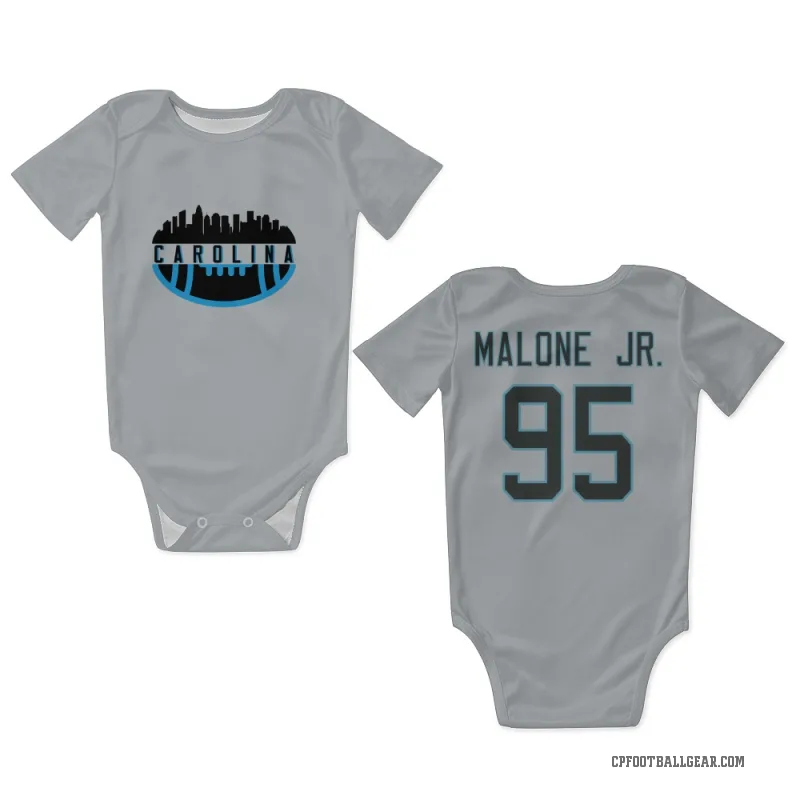 Tywone Malone Jr.  White Carolina Panthers  Newborn & Infant Bodysuit