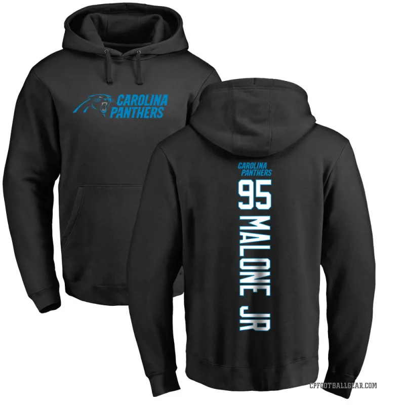 Tywone Malone Jr. Youth Black Carolina Panthers Pro Line Backer Pullover Hoodie