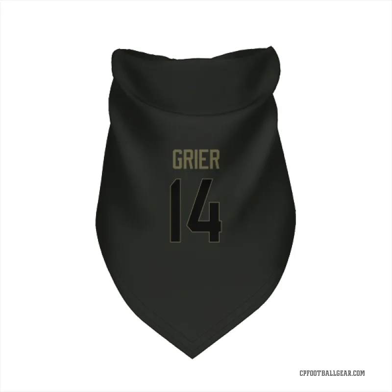 Will Grier  Black Carolina Panthers  Service Cat & Dog Pet Bandana