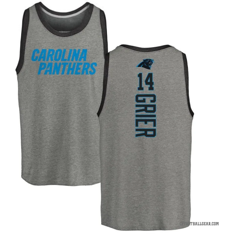 Will Grier Youth Ash Carolina Panthers Backer Tank Top -