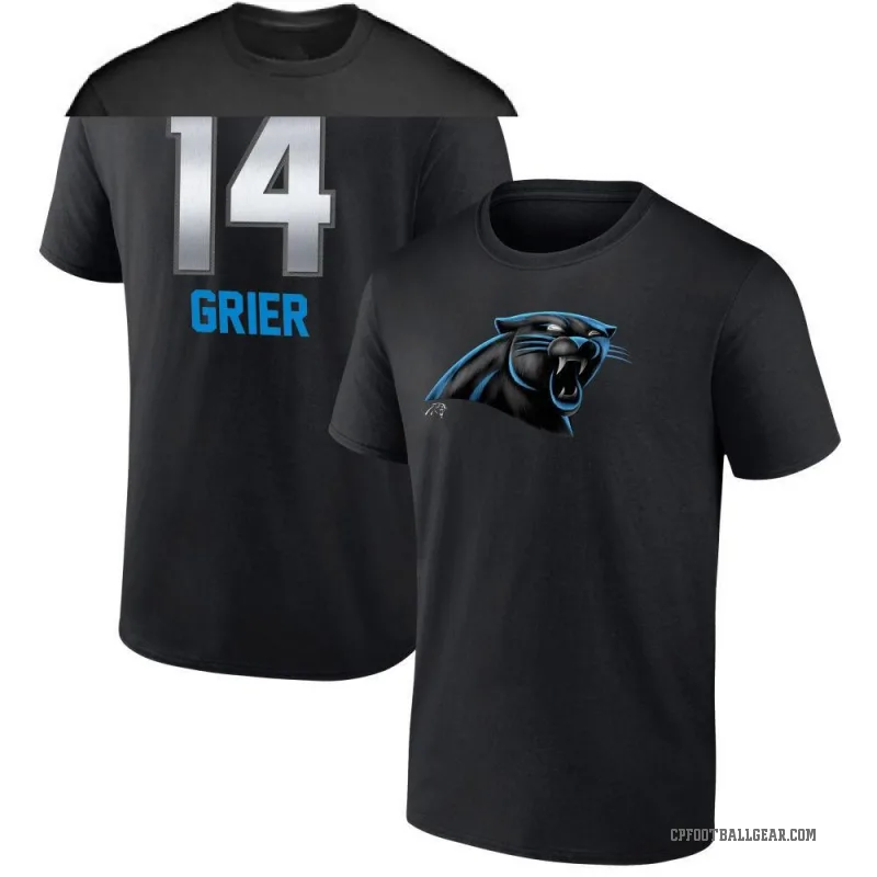 Will Grier Youth Black Carolina Panthers Midnight Mascot T-Shirt -