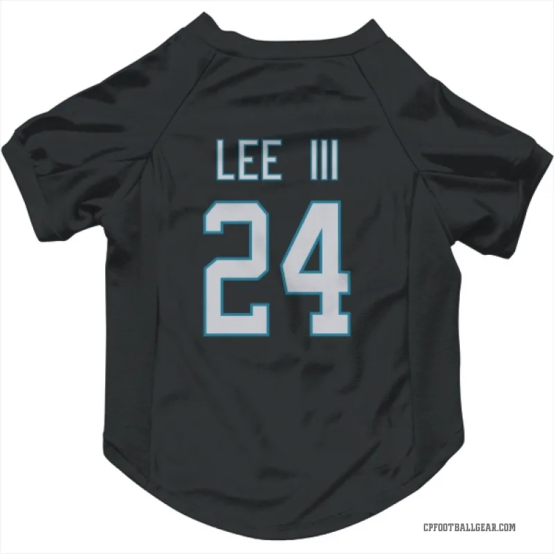 Will Lee III  Black Carolina Panthers  Cat & Dog Pet Jersey