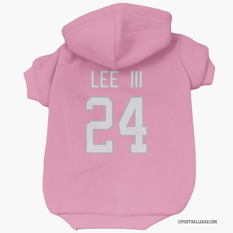 Will Lee III  Pink Carolina Panthers  Cat & Dog Pet Hoodie