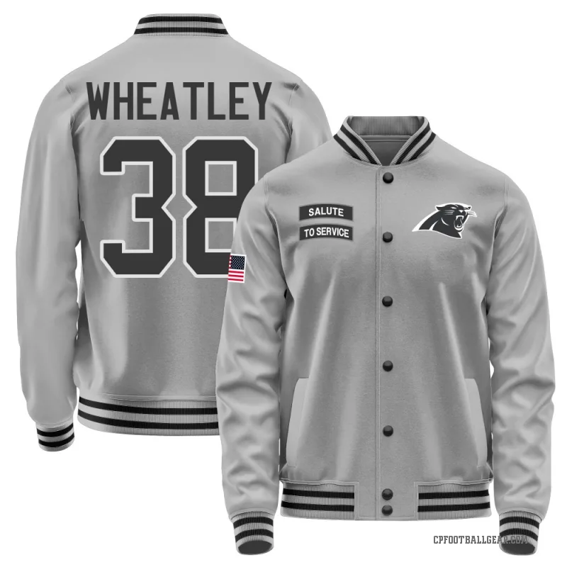 Zakee Wheatley Youth Gray Carolina Panthers Salute to Service Performance Jacket